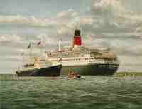 QE2 and Britannia